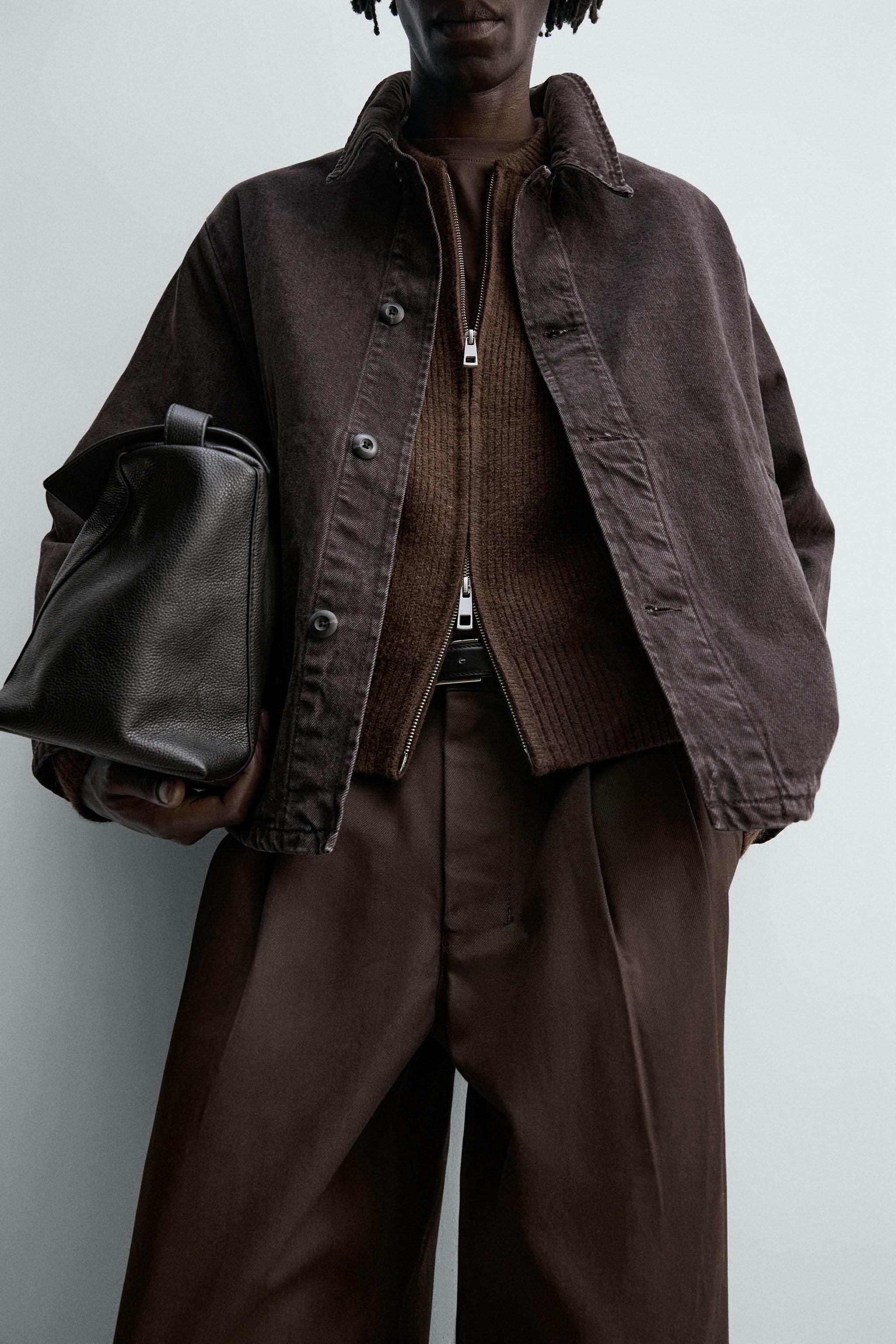 BOXY FIT DENIM OVERSHIRT